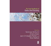 Tommaso Venturini The Sage Handbook of Data and Society (Copertina rigida)