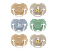 Tommee Tippee Anytime - Ciuccio 18-36 mesi, confezione da 6 pezzi, design simmetrico, senza BPA, sterilizzatore riutilizzabile