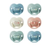 Tommee Tippee Ciucci Anytime, 6-18 Mesi, Confezione da 6, Design Simmetrico Ortodontico, in Silicone Privo di BPA