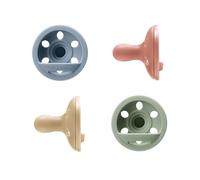 Tommee Tippee Ciuccio simile al seno, leggero, design monoblocco in silicone, tettarella simmetrica, 6-18 mesi, Confezione da 4 pezzi