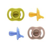 Tommee Tippee Ciuccio leggero StayPut, design monoblocco in silicone, 6-18 mesi, Confezione da 4 pezzi