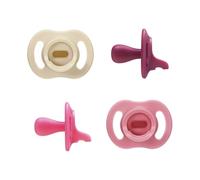Tommee Tippee Ciuccio leggero StayPut, design monoblocco in silicone, 6-18 mesi, Confezione da 4 pezzi