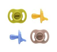 Tommee Tippee Ciuccio leggero StayPut, design monoblocco in silicone, 6-18 mesi, Confezione da 4 pezzi