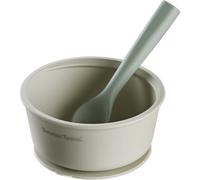Tommee Tippee EasiStick™ Silicone Bowl & Spoon ciotola in silicone con ventosa 4m+ Green 1 pz