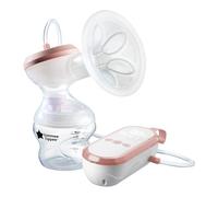 Tommee Tippee Made for Me Tiralatte Elettrico Singolo, Suzione Potente, Sensazione Morbida, Ricaricabile con USB, Silenzioso, Portatile, Modalità Express, Biberon Incluso