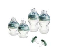 Tommee Tippee Natural Start - Set di 6 biberon e tettarelle in silicone senza BPA, include 2 biberon da 150 ml e 2 ciucci da 250 ml e 2 ciucci 0 mesi
