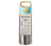 Tommee Tippee On The Go - Borraccia termica in acciaio inox con cannuccia in silicone, per bambini da 500 ml, dai 24 mesi in su