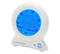 Tommee Tippee Orologio Groclock Allenatore del Sonno, Sveglia e Luce Notturna per Bambini Piccoli, Alimentazione USB, Bianco