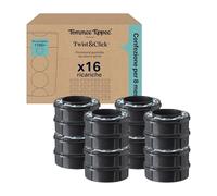 Tommee Tippee ricariche originali per Sistema Avanzato di Smaltimento Pannolini Twist and Click, confezione esclusiva da 16, per una ricarica facile e conveniente (la confezione può variare)