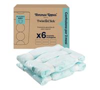 Tommee Tippee Sacchetti per mangiapannolini Twist & Click, 6 ricariche da 10,5 m