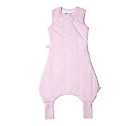 Tommee Tippee Sacco a pelo per bambini con gambe, The Original Grobag Steppee, pagliaccetto per bambini, morbido tessuto ricco di cotone, 6-18 m, 1.0 Tog, rosa Marl