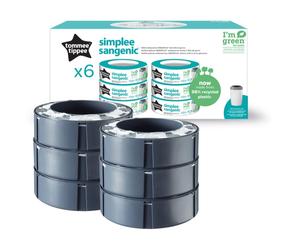 Tommee Tippee Simplee cartuccia di ricambio 6 pz