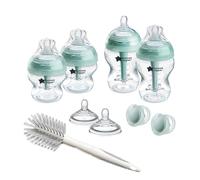 Tommee Tippee Starter kit anti-coliche avanzato per biberon, tettarelle simili al seno a flusso lento e unico sistema di ventilazione anti-coliche, misure miste