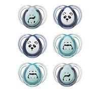 Tommee Tippee Succhietti Anytime, 6-18mesi, Modelli /Colori assortiti, 6 pezzi - 60 g