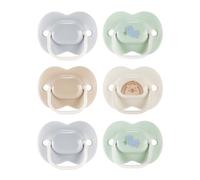 Tommee Tippee Succhietto Anytime, 0-6 mesi, confezione da 6 succhietti simmetrici, senza BPA