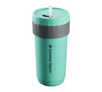Tommee Tippee Tazza 3 in 1, tazza convertibile isolata, 18 mesi +, 300 ml, verde acqua, bicchiere per bambini, cannuccia a prova di perdite, coperchio chiudibile a chiave da viaggio