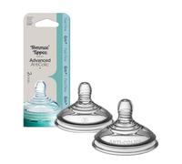 Tettarella anticolica in silicone con flusso rapido, +6 mesi, 2 pezzi, Tommee Tippee