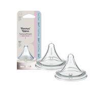 Tommee Tippee Tettarelle Natural Start Triangolari, Flusso Rapido, confezione da 2