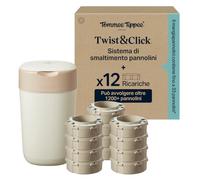 Tommee Tippee Twist & Click Set Mangiapannolini + 12 10.5m Ricariche