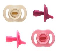 Tommee Tippee Ciuccio leggero StayPut, design monoblocco in silicone, 6-18 mesi, Confezione da 4 pezzi