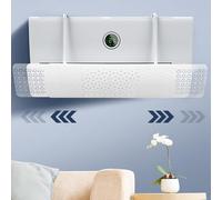 Tommiy Deflettore Condizionatore Deflettore per Condizionatore A Parete,Bianco Regolabile Parabrezza Aria condizionata Scudo 56-91cm, Freddo/Calda, per casa/Ufficio,Anziani, Neonati