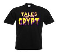 TOMMUP Trendy T-Shirt Tales from The Crypt Horror Movie Hoodie Black L