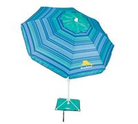 Tommy Bahama Ombrellone da spiaggia per esterni con Anchorx, resistente e ad alta stabilità al vento, con borsa per il trasporto, ombrellone da spiaggia portatile con ancoraggio, multicolore