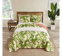 Tommy Bahama Aregada Dock Ecru Quilt Set, King, Colore: Ecru