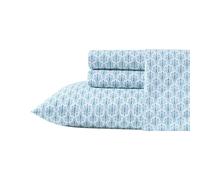 Tommy Bahama - Lenzuolo per letto king size con federe abbinate, biancheria da letto in percalle di cotone super morbido con federe abbinate, decorazione per la casa tropicale, certificato Oeko-Tex