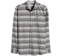 Tommy Bahama Manica Lunga Lazlo Ombre Righe Misto Seta Camp Camicia