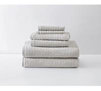 Tommy Bahama | Northern Pacific Collection | 6 Piece Towel Set- Decorative Luxury Hotel & Spa Quality Bathroom Linens, Absorbent & Fade Resistant, 6 Piece, Grey