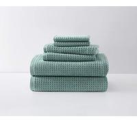 Tommy Bahama Northern Pacific Collection | Set di 6 asciugamani decorativi di qualità hotel e spa, lenzuola da bagno, assorbenti e anti-sbiadimento, 6 pezzi, blu bay