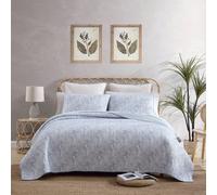 Tommy Bahama - Set copripiumino matrimoniale reversibile in cotone per camera da letto con federe abbinate, biancheria da letto stile costiero co