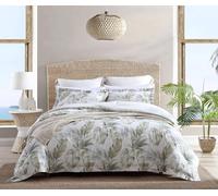 Tommy Bahama | Set di 100 piumini, reversibile, peso medio, ideale per tutte le stagioni, cotone, verde, king size