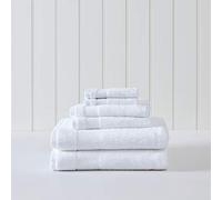 Tommy Bahama - Set di asciugamani da bagno, in cotone assorbente e resistente allo sbiadimento, decorazione per il bagno alla moda, certificato Oeko-Tex (Island Retreat bianco, 6 pezzi)