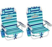 Tommy Bahama Zainetto da spiaggia, confezione da 2 pezzi, in alluminio, verde