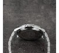 Tommy Hilfiger Orologio Bambino Quadrante Blu, Bracciale in Acciaio Inox, Cassa 34mm, Lunetta in Alluminio, Quarzo, 5 ATM