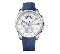 Tommy Hilfiger 1791349 Men’s Cool Sport Quartz - White Dial, Blue Silicone Strap