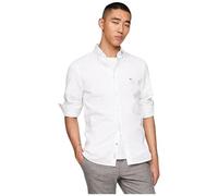 Tommy Hilfiger 1985 Knitted SF Shirt MW0MW30675, Uomo, Bianco (Optic White), M