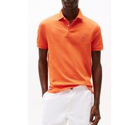 Tommy Hilfiger Uomo Maglietta Polo Maniche Corte Regular Fit con Chiusura con Bottoni, Arancione (Brilliant Orange), L