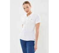 Tommy Hilfiger - 1985 Slim Pique Polo WW0WW42047 Bianco - Abbigliamento XL Bianco