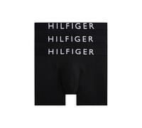 Tommy Hilfiger Uomo Slip Boxer Confezione da 3 con Fascia con Logo, Nero (Black/Black/Black), S