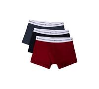 Tommy Hilfiger 3 Pack Trunk Boxers Regatta Red Military Denim/desert Sky Taglia: S-M | Biancheria intima Outlet | Uomo | Rosso