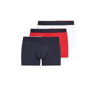 Tommy Hilfiger 3 Pack Trunks Slim Fit Red/white/desert Sky Taglia: XL | Biancheria intima Outlet | Uomo | Rosso