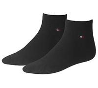 Set di 2 paia di calzini corti da uomo Tommy Hilfiger 342025001 Nero 39-42