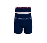 Tommy Hilfiger 3P Boxer Brief WB UM0UM02326 Aderenti, Arancione (Fthr White/Bold Blue/Classic Burg), L Uomo