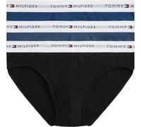 Tommy Hilfiger 3p Brief Um0um03875 Slip, Black (Blk/Blu JN/AG Sea), XXL Uomo