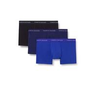 Tommy Hilfiger 3P DTM Boxer da Uomo Nob Blu/PRP Nvy/Blk XS