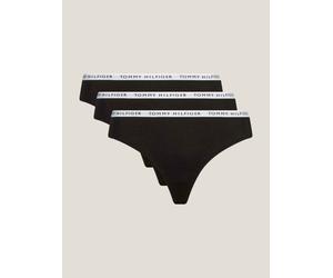 Tommy Hilfiger - 3P Thong UW0UW02829 Nero - Abbigliamento XS Nero