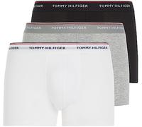 Tommy Hilfiger 3P Trunk 1U87903842, Uomo, Multicolore (Black/Grey Heather/White), S